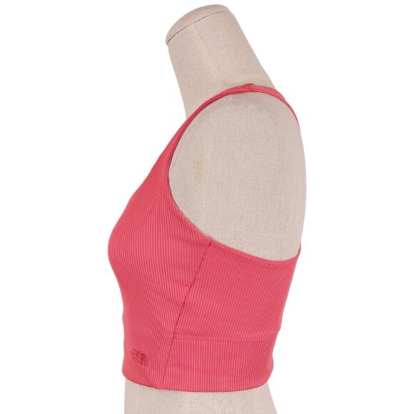 The North Face Ruby Hill Rib Knit Tank Coral Pink Sz Extra Small - Picture 2 of 10
